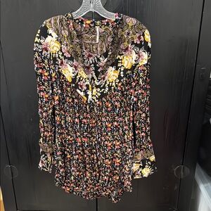 Free people floral blouse
